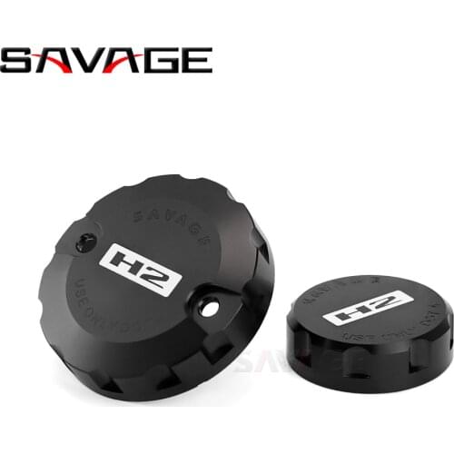 CNC Front Brake Clutch Reservoir Cover For KAWASAKI NINJA H2 H2R SX 2015-2020 Motorcycle Accessories Fluid Oil Cylinder Tank Cap