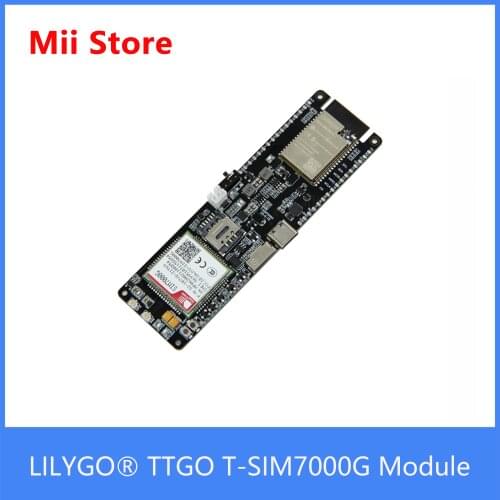 LILYGO® TTGO T-SIM7000G Module ESP32-WROVER-B Chip WiFi Bluetooth 18650 Battery Holder Solar Charge Board