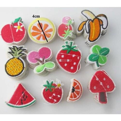 AENGS Fashion fruit baby clothes patches mix 24pcs DIY sewing supplies