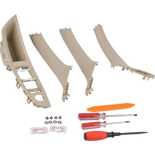 Car Interior Left Side Window Lift Switch Frame Trims + Repair Tool Kit for BMW F10 F18 5 Series 520 523 525 2010-2016