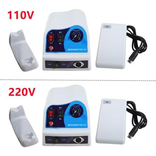 Dental Lab Micromotor Marathon Polisher N8 Polishing Fit 45K/50K RPM polishing Handpiece 110V/220V