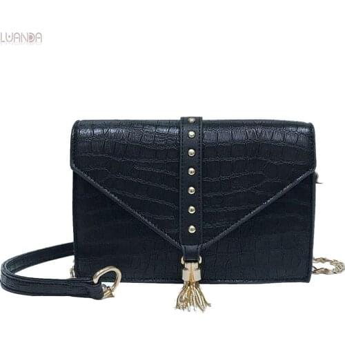 Crossbody Bags For Girl Women Messenger Bags Lady Fashion Vintage Leather Handbags Famous Brand Designer Shoulder Bag Tassel