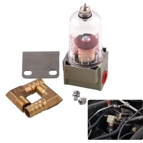 Universal Engine Oil Separator Catch Reservoir Tank Can Baffled For Hon-da Civ-ic Acu-ra Filter out impurities
