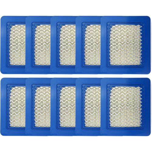 10 Pack 491588S Air Filter Replace for Briggs Stratton 491588 4915885 Flat Air Cleaner Cartridge Lawn Mower Filter