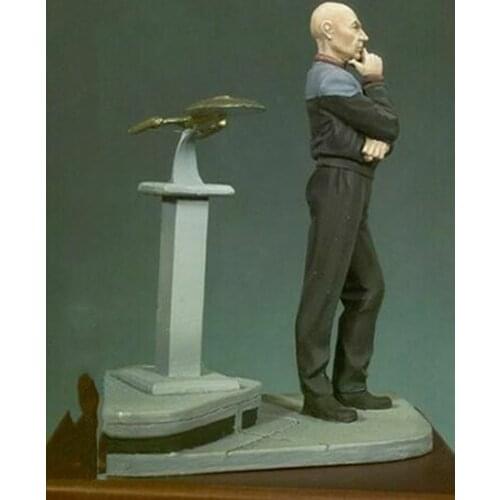 1/32 54mm ancient man stand with base Resin figure Model kits Miniature gk Unassembly Unpainted