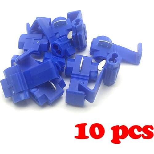 10 pcs AWG 18-14 Wire terminals quick wiring connector cable clamp