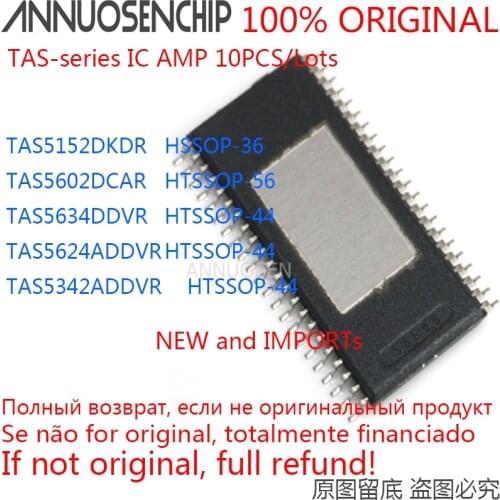 10PCS TAS5152DKDR TAS5152 HSSOP36 TAS5602DCAR TAS5602 HTSSOP56 TAS5634DDVR TAS5634 TAS5624ADDVR TAS5624A TAS5342ADDVR HTSSOP44