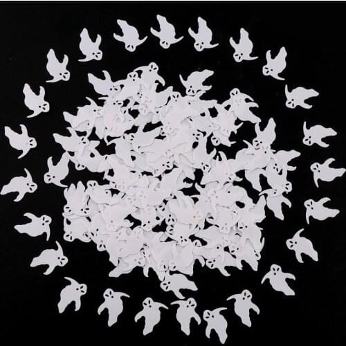 15g White Halloween Ghost Plastic Ornaments Holiday Decoration Toy DIY Home Decoration