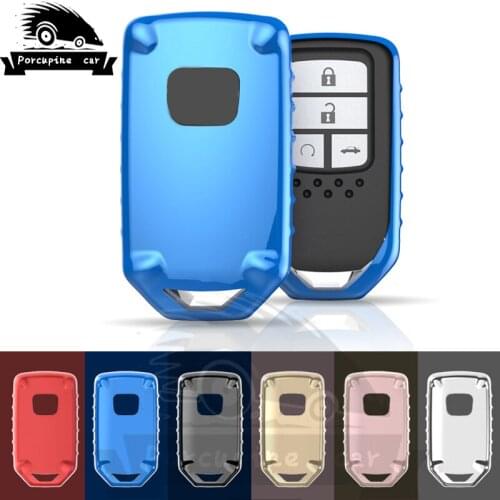 2 3 4 button car key case cover for honda accord 9 crider city 2015 2016 Vezel Spirior Odyssey Civic Jazz HRV CRV Fit Freed Jade
