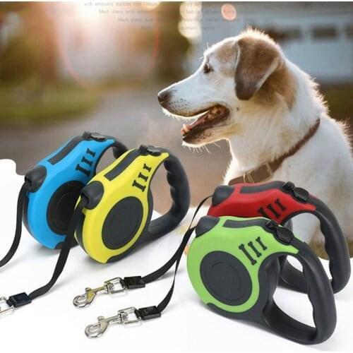 3M/5M Retractable Dog Leash Automatic Extending Nylon Rope Pet Leash Puppy Walking Dog Lead Rope For Small Dog Pet Supplies