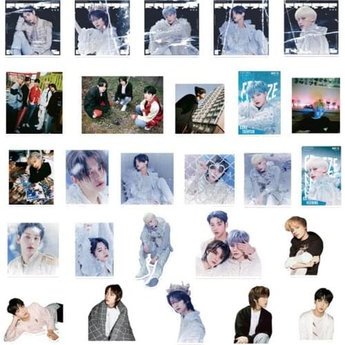 93pcs/set Kpop TXT Stickers HD photo character stickers K-POP Tomorrow X Together 2021 New arrivals TXT Stickers