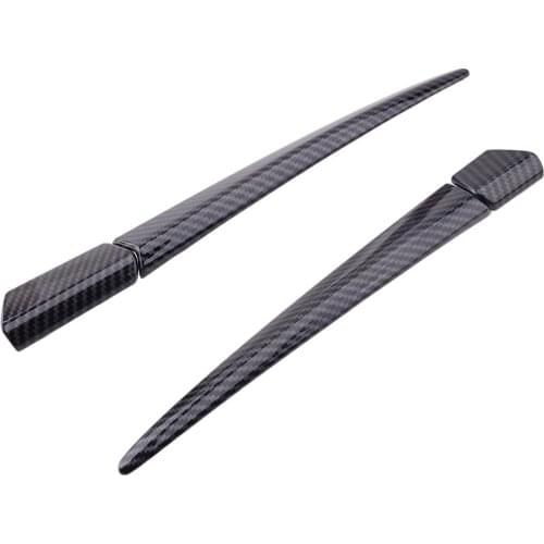 CITALL 4pcs Carbon Fiber Style Side Door Rear View Mirror Pillar Decor Trim Cover Fit for Honda Civic 10th 2016 2017 2018-2020