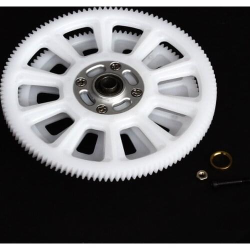 ALZRC - Devil RC Helicopter Parts 450 465 121T Oblique Main Gear Set New Ramp / White Compat Align T-REX450L D45F15