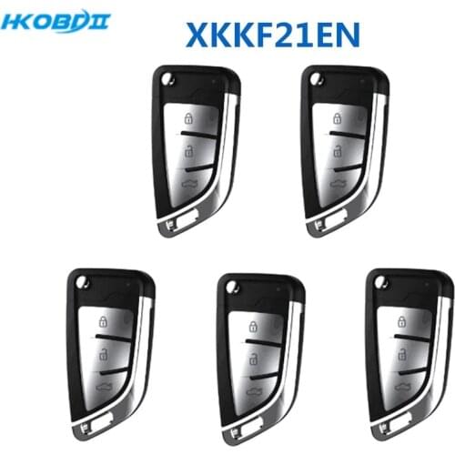 HKOBDII VVDI Wire Remote XKKF21EN New Model UniversalVVDI2 Car Key Remote for Xhorse VVDI Mini Max Key Tool Remote