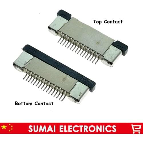 Sample, 16Pin FPC FFC Connector,16 Pin 0.5mm Flex Cable Socket for LCD Screen Interface.ROHS,16P