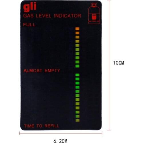 Plastic Liquid Crystal Black Practical Propane Gas Tank Liquid Level Indicator Magnetic Bottle Gas Measuring Device 62KD