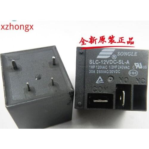 Relay SLC-12VDC-SL-A 4-pin 30A T91