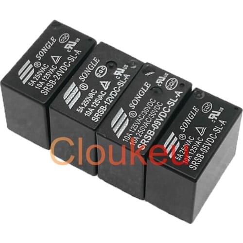 Relay SRSB-05VDC 12VDC 24VDC-SL-A 5A 4pin