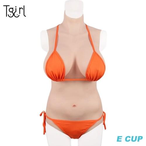 Silicone Body Suits Tight Insertable E Cup Silicone Forms Suit Fullbody One-Piece Breast For Crossdressers Dragqueen Transgender