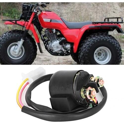 Start Ignition Switch Motorcycle Starter Relay Solenoid Replacement Fit for HONDA ATC200ES BIG RED 1984 On-Off Switch Push