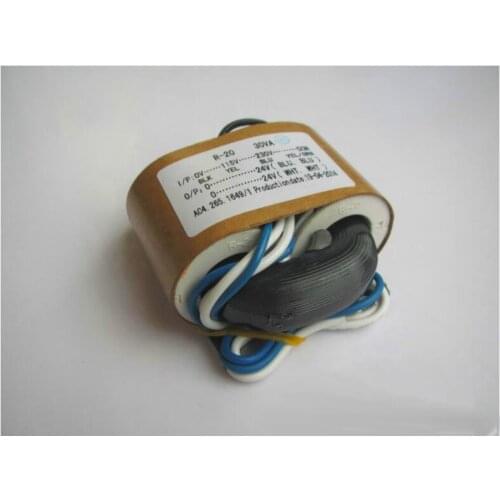 220V 30W R-Core Transformer 24V+24V for Audio Amplifier Preamps AMP DAC R Core