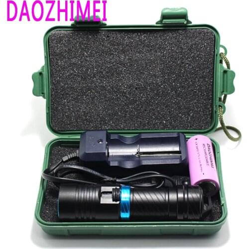 5000Lm XM-L2 Waterproof Dive Underwater 80 Meter LED Diving Flashlight Torch Lamp Light Camping Lanterna With Stepless dimming