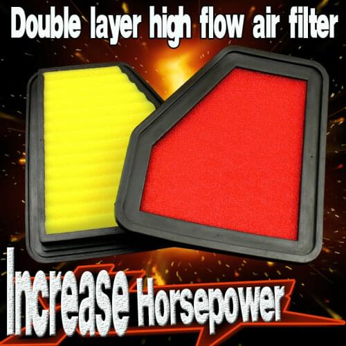 High flow air filter fit TOYOTA RAV4 2.0 2.4 2.5 3.5 2006-2012(match kn 33-2355)