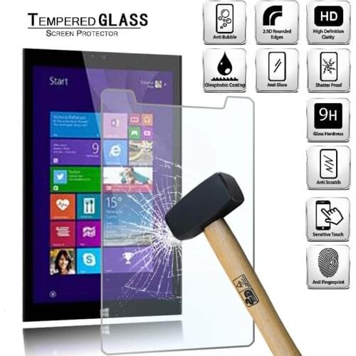 Tablet Tempered Glass Screen Protector Cover for Linx 8 HD Eye Protection Anti-Scratch Explosion-Proof Tempered Film