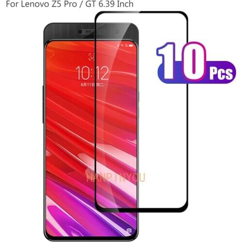 For Lenovo Z5 Pro Z5Pro / GT 6.39" 9H Hardness 9D Full Cover Toughened Tempered Glass Film Screen Protector Protect Guard