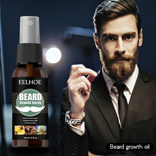 1/2Pcs Beard Growth Oil Men Anti Hair Loss Grow Moustache Essence Oil Thicker Fuller Gentlemens Beard Hair Extension 30ml