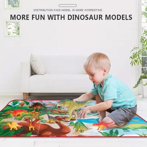 2 In 1 Infant Play Durable Mat Practical Classic Delicate Texture for Bedroom Nursery Lovely Carpet Toys Storage Box