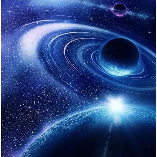 Diy Diamond Embroidery sale Outer Space view 5d iamond Painting By Number Diamond Mosaic Embroidery Planet Home Decoration