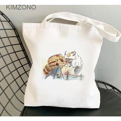 Avatar the Last Airbender shopping bag bolsas de tela bolso jute bag reusable shopper bag jute shoping sac tissu