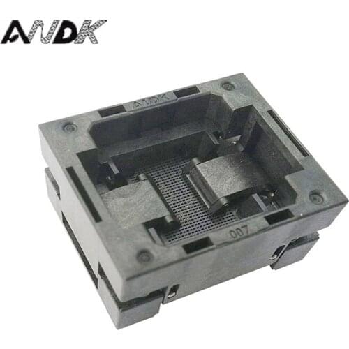 BGA60 OPEN TOP Burn in socket pitch 0.8mm IC size 8*11.6mm BGA60(8*11.6)-0.8-TP03/50N BGA60 VFBGA60 burn in programmer socket