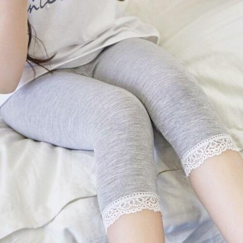 VIDMID baby girls colorful pants trousers kids cotton pants clothes childrens lace trousers clothing girls trousers 4095 03