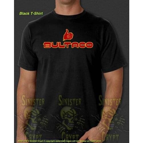 Bultaco Motorcycles Thumbs Up Style Retro 1970s Motocross New T-Shirt S-5XL