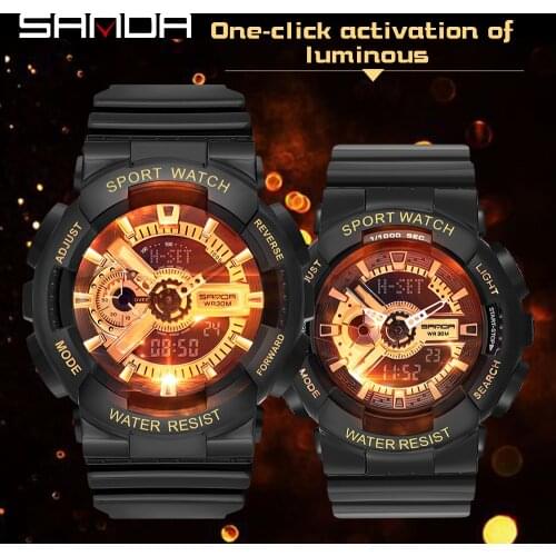 Raise Hand Light Gshock Watch Men Led Digital G Outdoor Multi-Function Shock Watches For Men Luminous Sports Hour Relojes Hombre