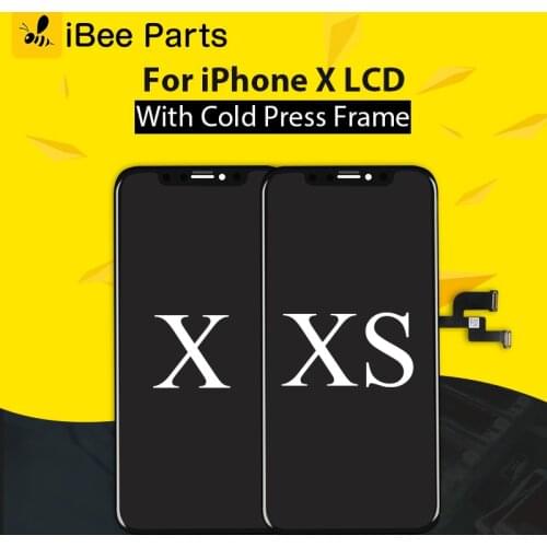 IBee Parts 1PCS Amoled Oled For iPhone X XS LCD Refurbished OEM Quality Screen Free Shipping