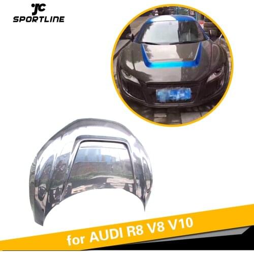 Carbon Fiber Hood Bonnet for Audi R8 V8 V10 Coupe 2008 - 2015