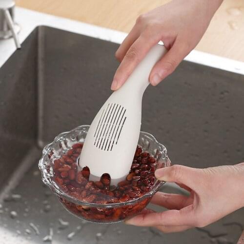 Creative rice cleaner new kitchen multifunctional rice washing spoon drainer portable filter rice washing kitchen tools