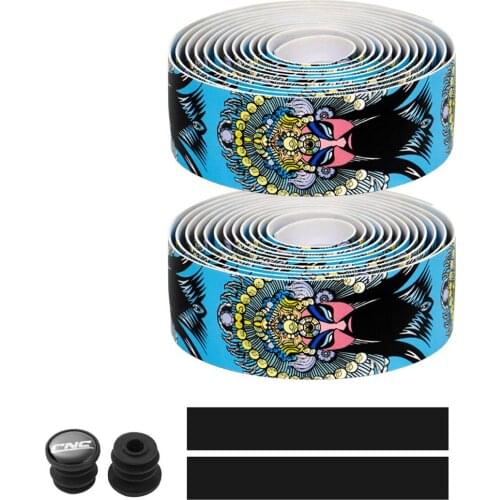 2pcs Bike Handlebar Tapes Bicycle Cycling Handle Non Slip Belt Rubber Wrap Tapes Steering Wheel Cover Bike Handlebar Accessories