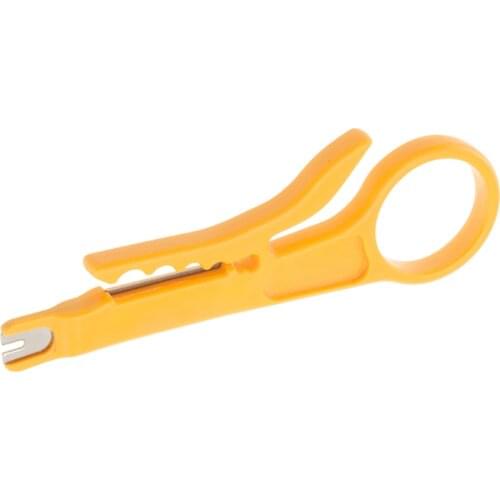 1pcs IDC Insertion Punch Down Tool Plastic handle Mini Knife For Stripping tool