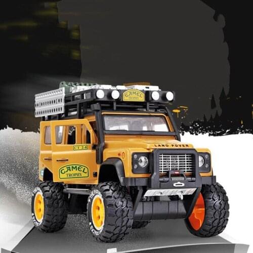 Simulation 1:28 Four-Wheel Drive Shock Off-Road Vehicle Alloy Toy Car Model Car Sound And Light Lighting Toy Children Gift