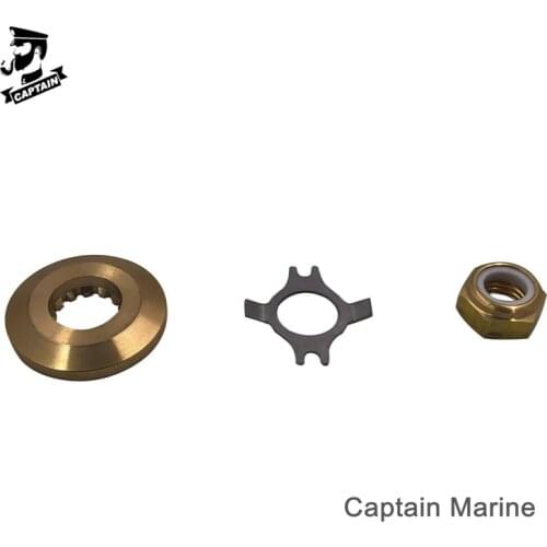 25-70HP Hardware Kit Thrust Washer/Spacer/Nut/Cotter Pin for Mercury Outboard Propeller 30HP 35HP 40HP 45HP 48HP 50HP 55HP 60HP