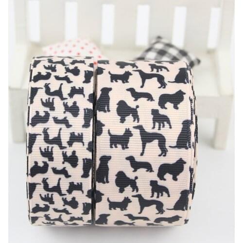 New dog ribbon grosgrain diy large cheer hair bow clip band gift wrapping supplies 16mm 22mm 25mm 38mm 57mm 75mm