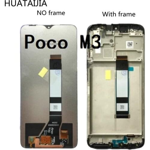 New 6.53 inch LCD Display Touch Screen Digitizer For Xiaomi Poco M3 screen M2010J19CG M2010J19CI lcd screen