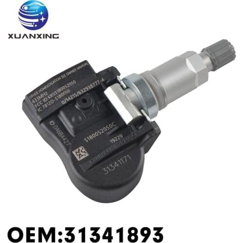 OEM 31341893 Tire Pressure Sensor Monitoring System TPMS 433MHz For Volvo C30 C70 S40 S60 S70 S80 V40 V50 V60 XC60 XC70 XC90