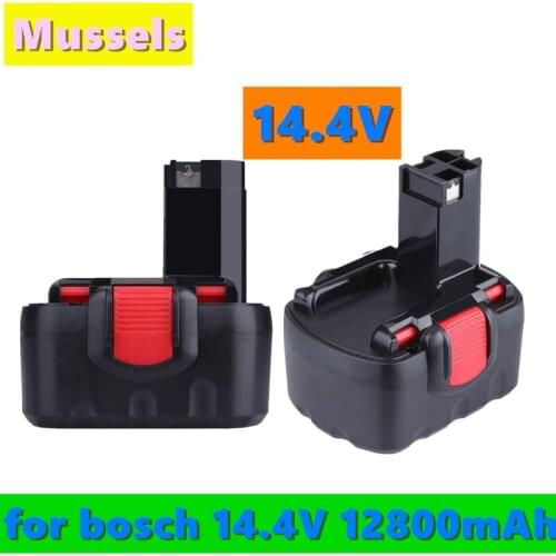 For Bosch 14.4V 12800mAh Ni-CD Rechargeable Power Tool Battery For Bosch BAT038 15614 1661 1661K 22614 23614 32614 33614