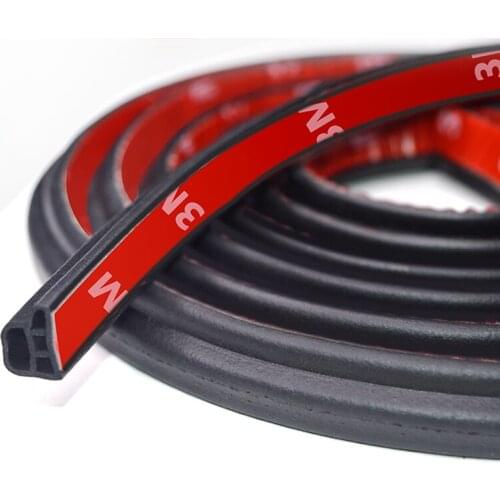 Anti-Collision L Type Stickers Car Door Rubber Seal Strips For Door Trunk Sound Insulation Weatherstrip Exterior Accessories