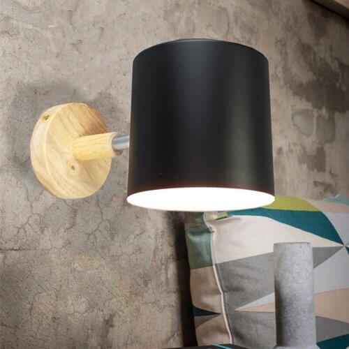 Nordic Retro Bedside LED Wall Lamp Art Brass Foyer Background Bedroom Restaurant Aisle Wall Sconce Lighting Free Shipping